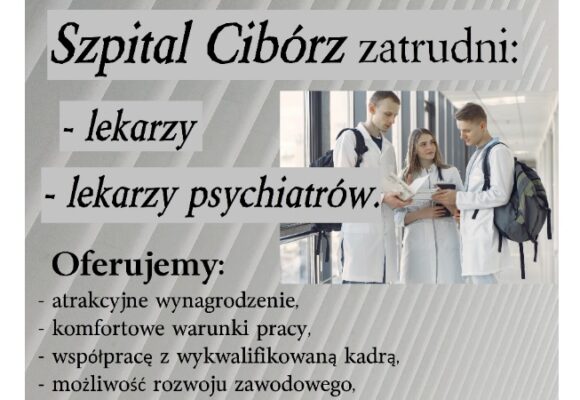 Szpital w Ciborzu zatrudni lekarzy