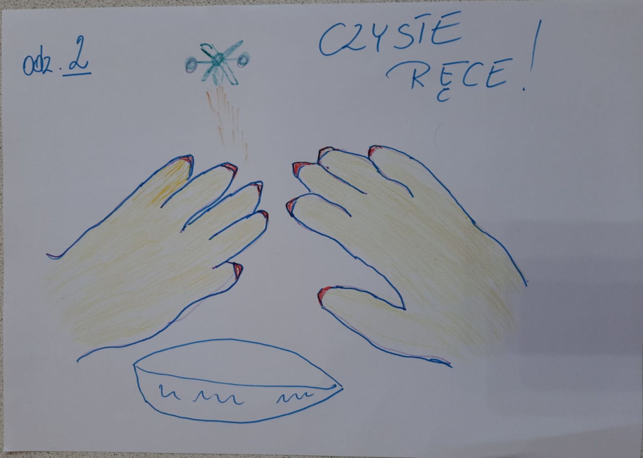 Plakat Światowy Dzień Mycia Rąk