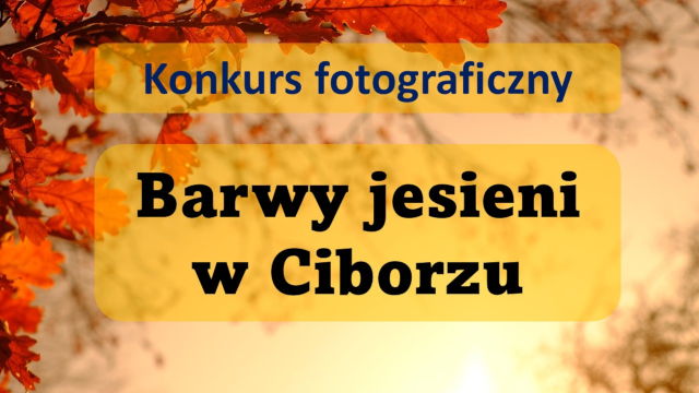 Konkurs fotograficzny "Barwy jesieni w Ciborzu"