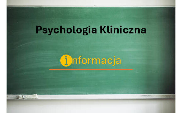 Informacja - specjalizacja psychologia kliniczna