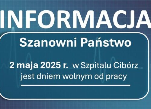 Informacja o dniu wolnym od pracy 2 maj 2025 roku