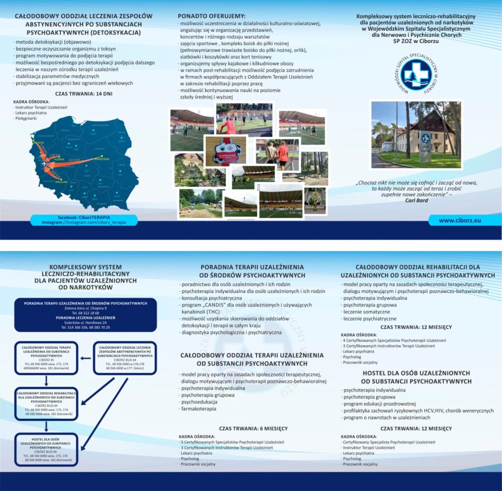 Oferta terapii od środków psychoaktywnych
