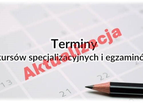 Przekazujemy aktualne terminy kursów specjalizacyjnych i egzaminów z psychologii klinicznej